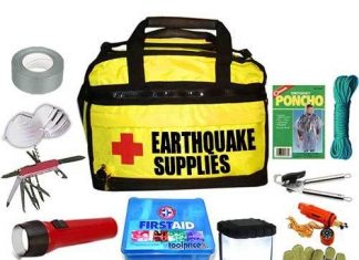 earth quake survival kit