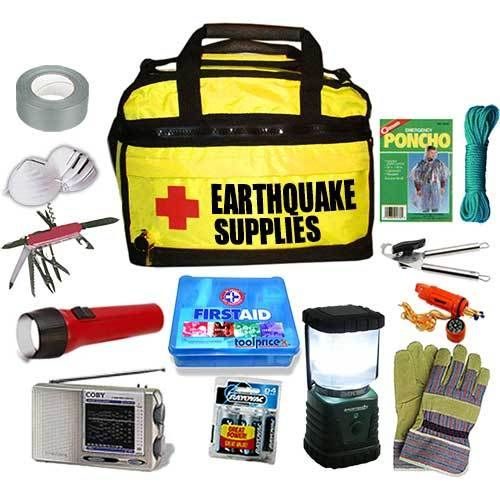 earth quake survival kit